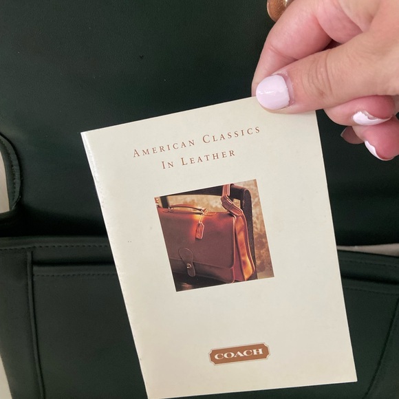 Vintage Coach Ritchie Crossbody Shoulder Bag 9937 (Green) BRAND NEW - Picture 6 of 16